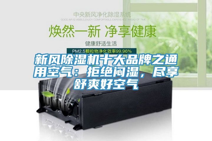 新風91看片软件大全十大品牌之通用空氣：拒絕悶濕，盡享舒爽好空氣