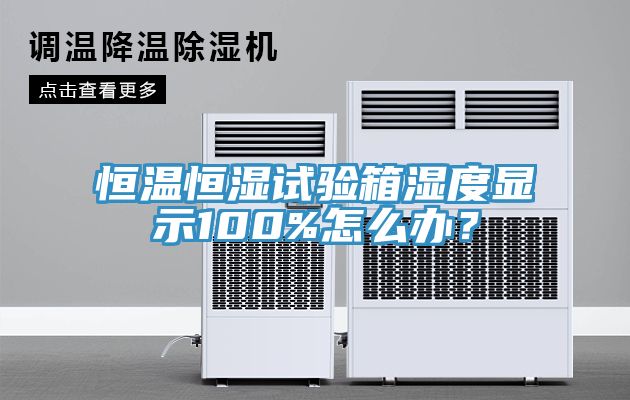 恒溫恒濕試驗箱濕度顯示100%怎麽辦？