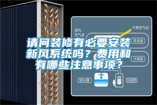 請問裝修有必要安裝新風係統嗎？費用和有哪些注意事項？
