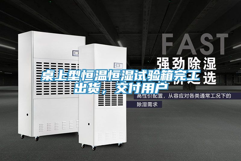 桌上型恒溫恒濕試驗箱完工出貨，交付用戶