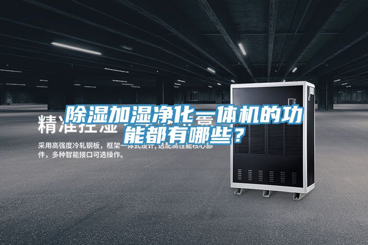 除濕加濕淨化一體機的功能都有哪些？