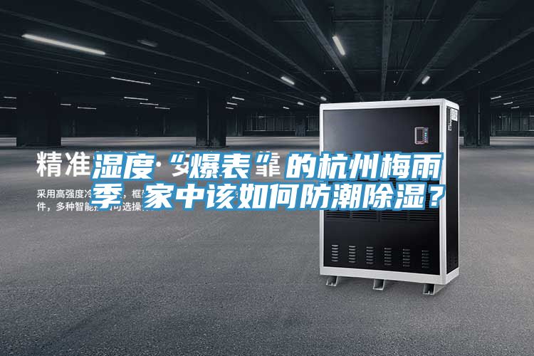 濕度“爆表”的杭州梅雨季 家中該如何防潮除濕？