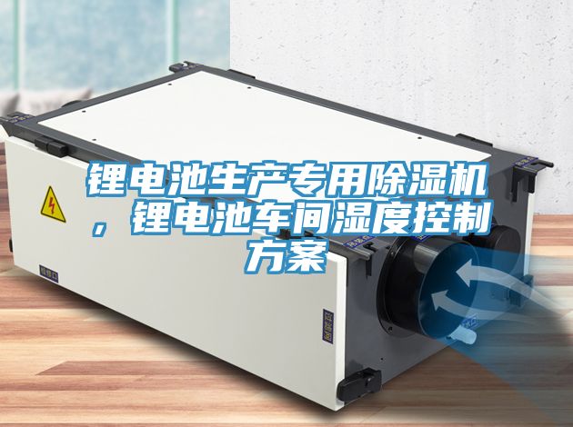 鋰電池生產專用91看片软件大全，鋰電池車間濕度控製方案