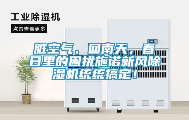 髒空氣、回南天，春日裏的困擾施諾新風91看片软件大全統統搞定！