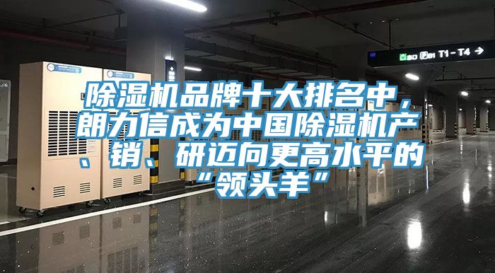 91看片软件大全品牌十大排名中，朗力信成為中國91看片软件大全產、銷、研邁向更高水平的“領頭羊”