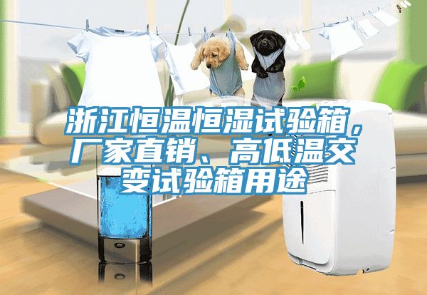 浙江恒溫恒濕試驗箱，廠家直銷、高低溫交變試驗箱用途