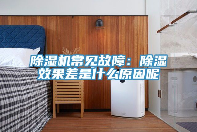 91看片软件大全常見故障：除濕效果差是什麽原因呢